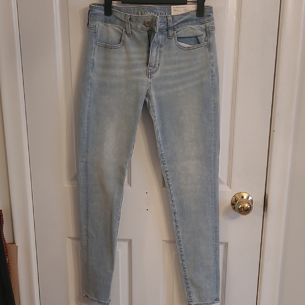 American Eagle Outfitters Blue Skinny Jeans Classic Style